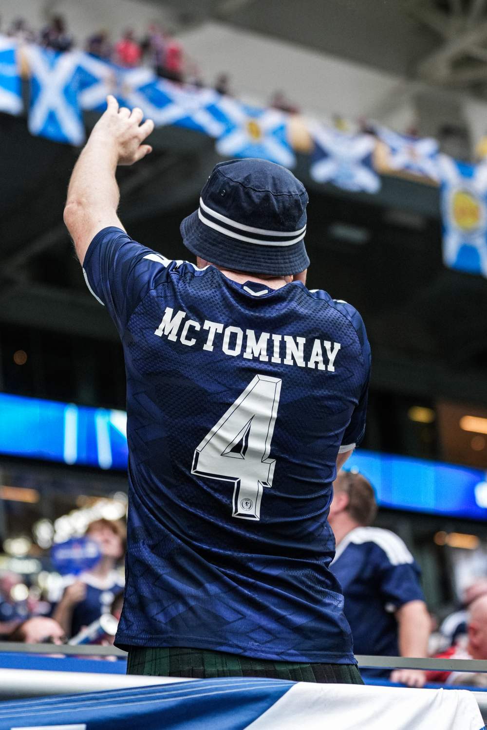Tifoso della Scozia con la maglia di McTominay, Scozia-Brasile, Mondiali 2026, Miami, 24 giugno 2026. Foto di Luca Taddeo